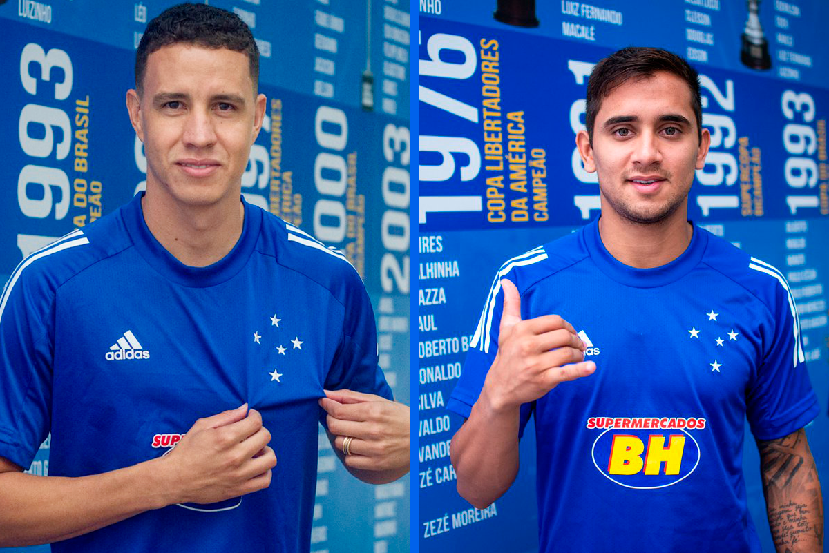 Meia Everton Felipe e atacante Roberson são apresentados como novos reforços do Cruzeiro