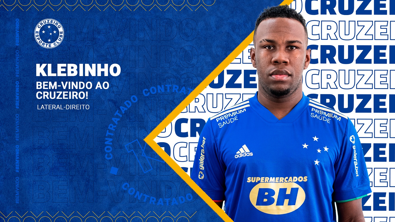 Cruzeiro contrata o lateral direito Klebinho, do Flamengo, por empréstimo até novembro