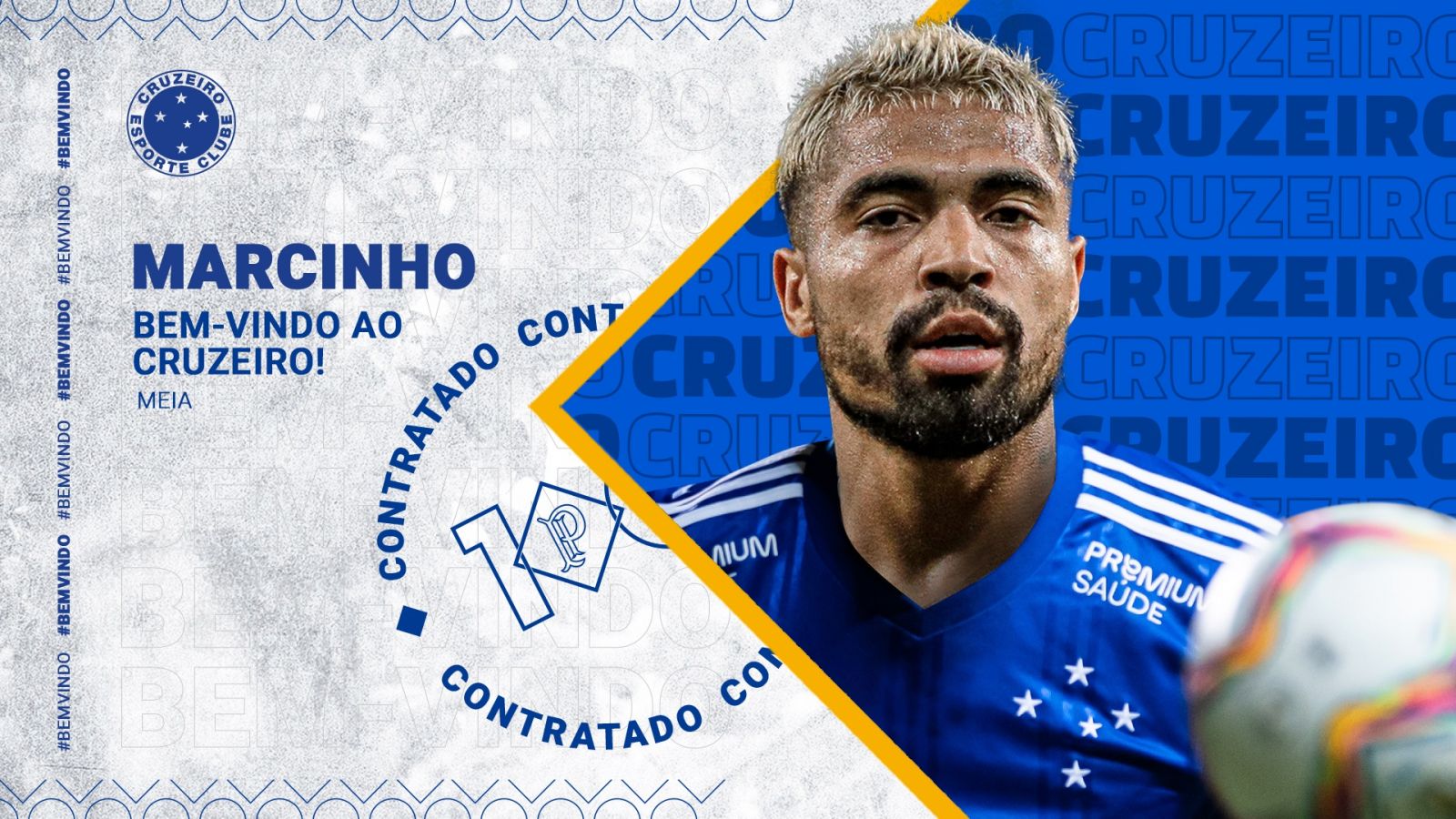 Destaque do Sampaio Corrêa, meia Marcinho é o novo reforço do Cruzeiro