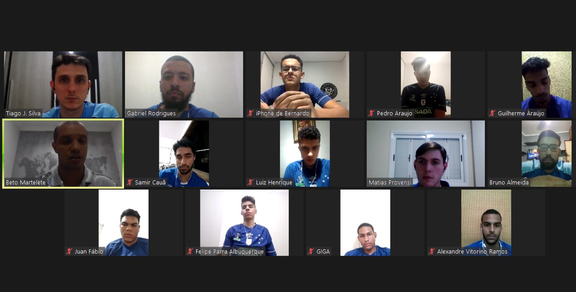 Voleibol Módulo 1: time de base do Sada Cruzeiro tem aulas virtuais durante a pandemia