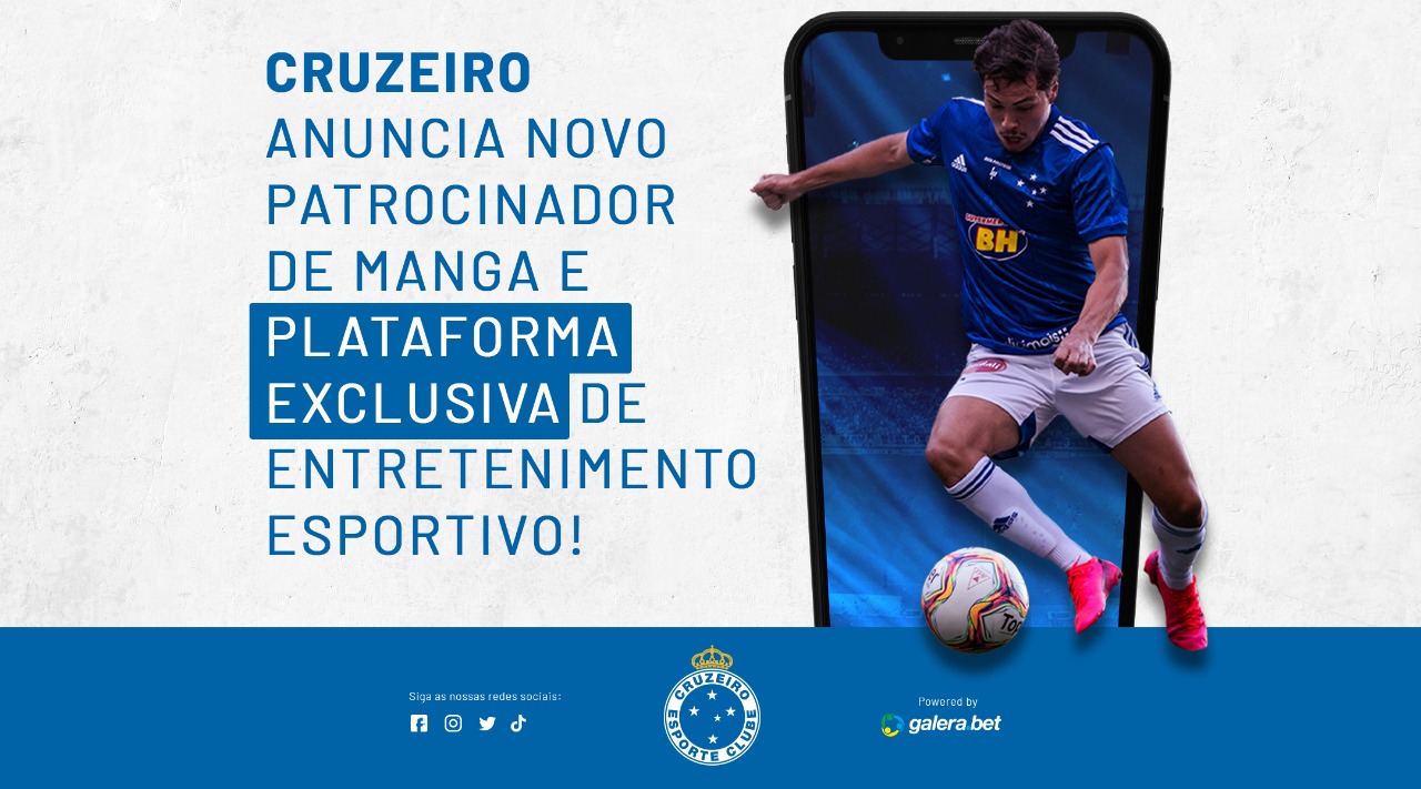 Torcedor poderá escolher o nome da nova plataforma de apostas esportivas do Cruzeiro