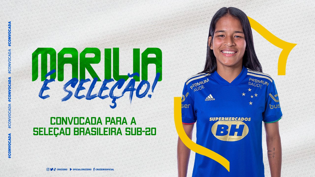 Convocada para a Seleção Brasileira Sub-20, Marília festeja a oportunidade com a amarelinha