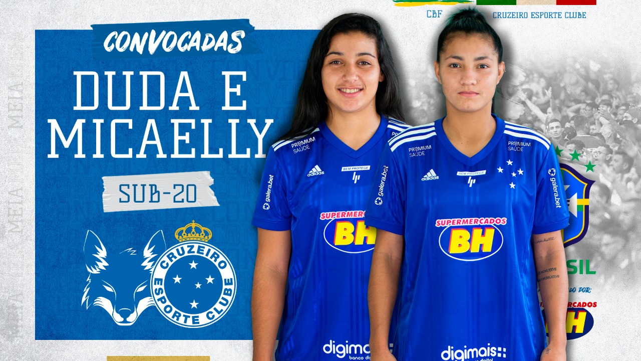 Micaelly e Duda estão novamente na lista de convocação da Seleção Brasileira Sub-20