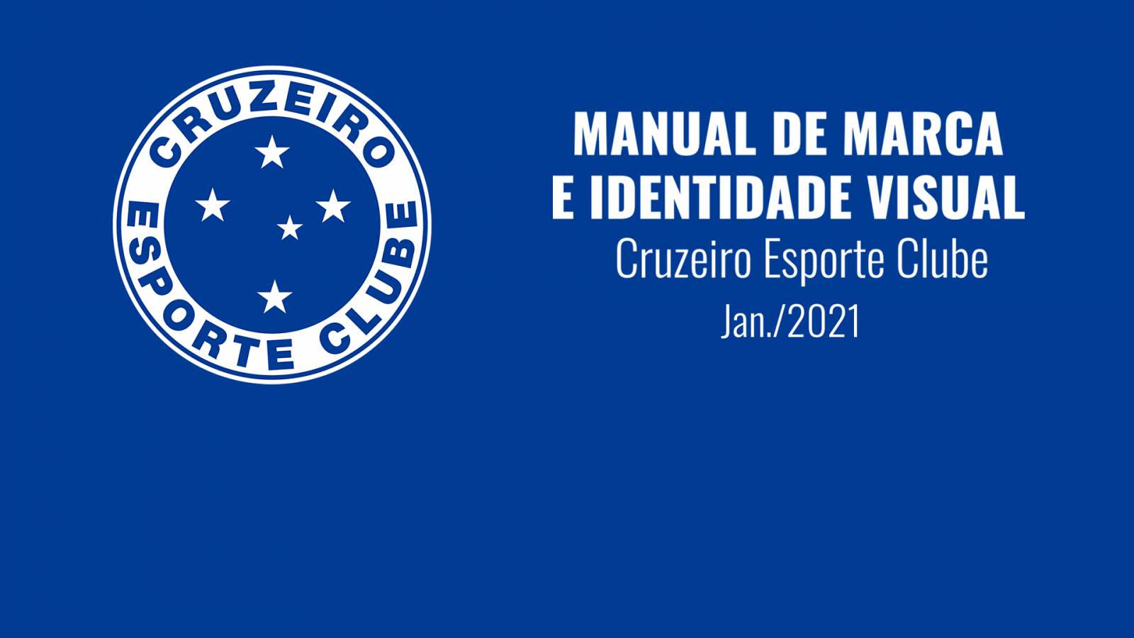 Cruzeiro atualiza escudo e publica novo manual de identidade visual 