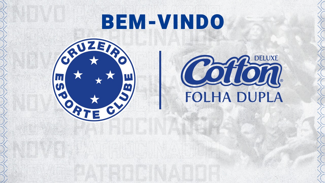 Cruzeiro fecha parceria comercial com a marca Cotton e empresa estará presente no uniforme celeste