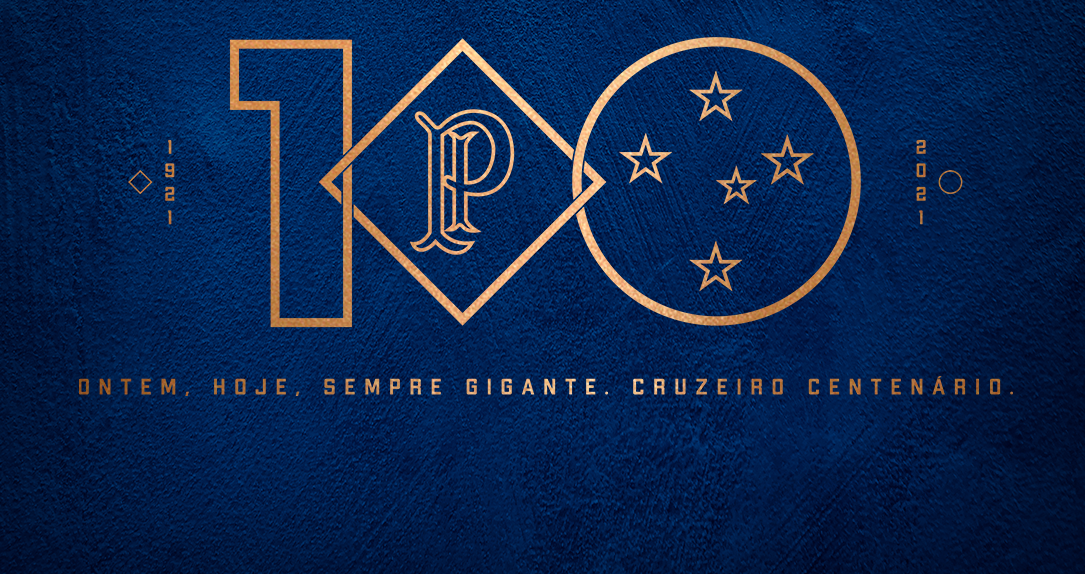 100 dias para 100 anos: Cruzeiro apresenta sua nova marca comemorativa do centenário