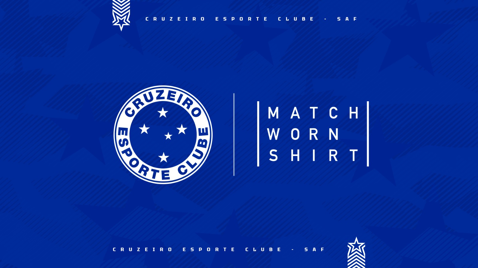 Cruzeiro e MatchWornShirt anunciam parceria para leilão de camisas autografadas