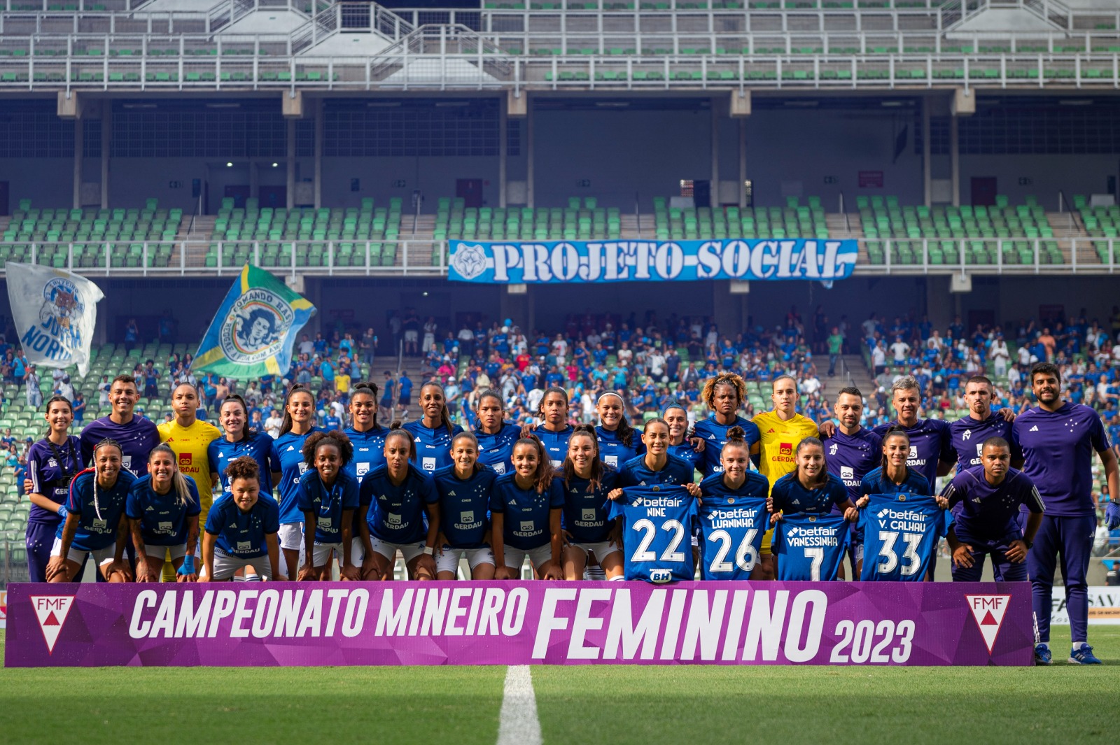 Cruzeiro feminino confirma participação inédita na Ladies Cup 2023